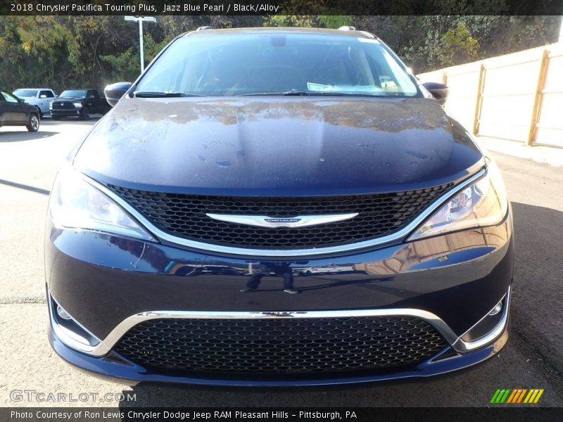 Jazz Blue Pearl / Black/Alloy 2018 Chrysler Pacifica Touring Plus