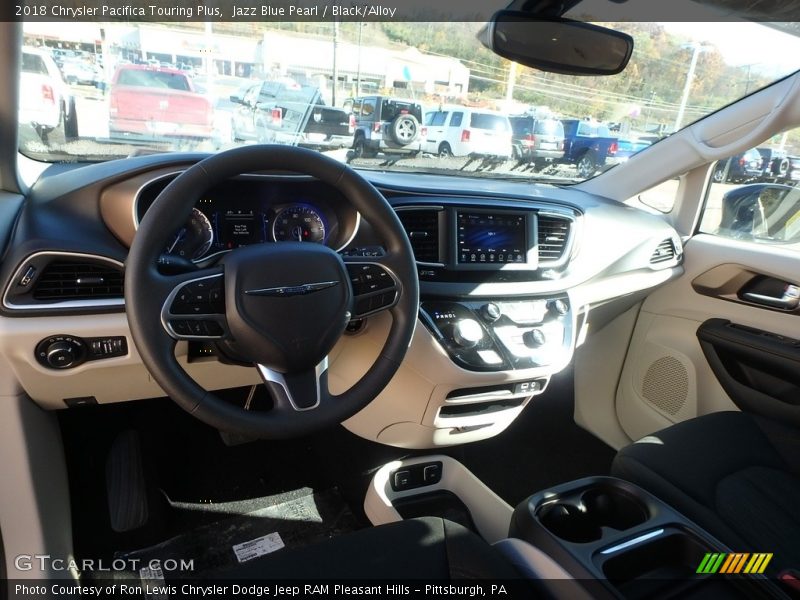 Jazz Blue Pearl / Black/Alloy 2018 Chrysler Pacifica Touring Plus