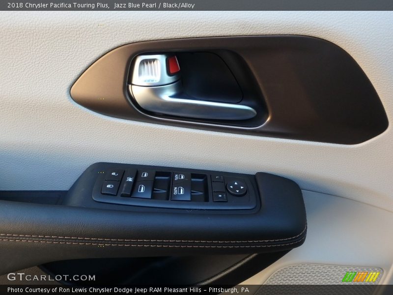 Jazz Blue Pearl / Black/Alloy 2018 Chrysler Pacifica Touring Plus