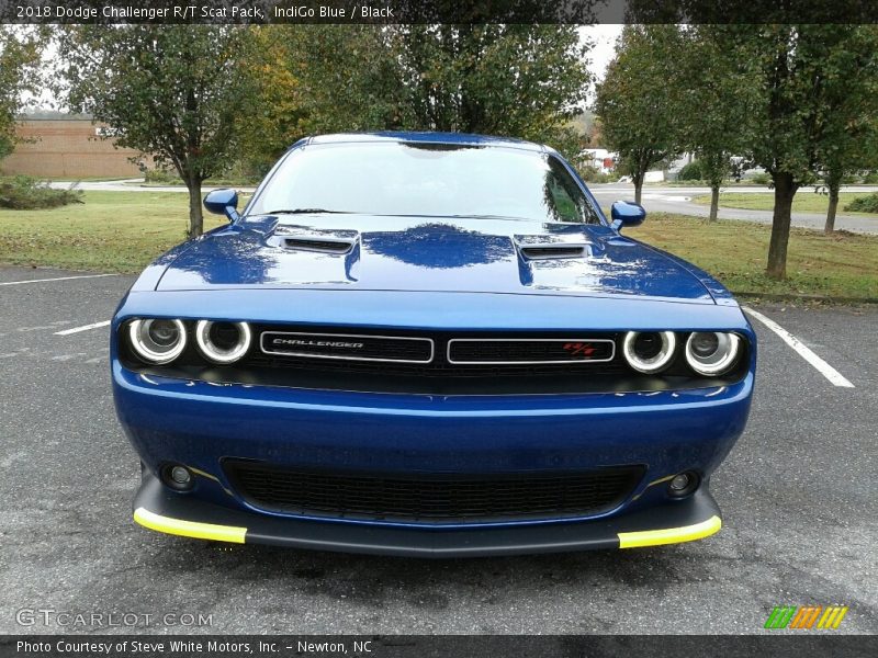 IndiGo Blue / Black 2018 Dodge Challenger R/T Scat Pack