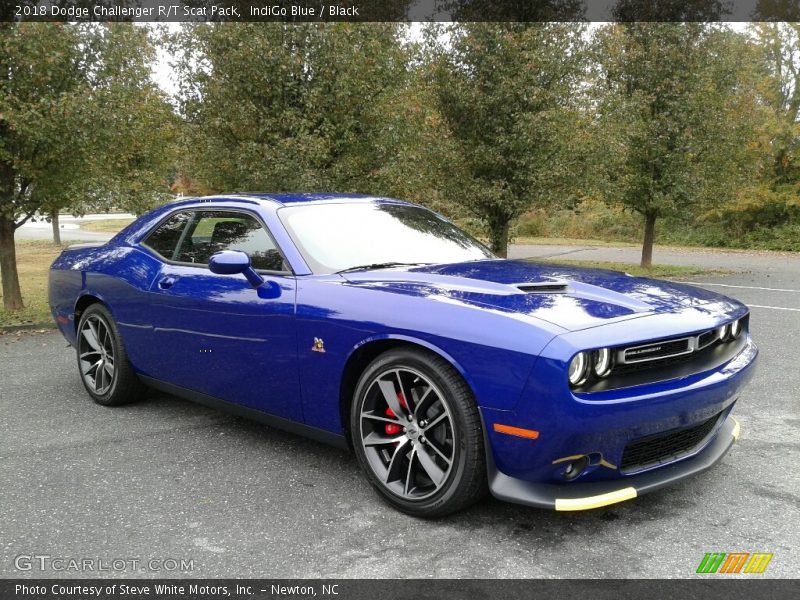 IndiGo Blue / Black 2018 Dodge Challenger R/T Scat Pack