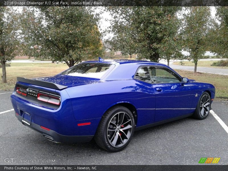 IndiGo Blue / Black 2018 Dodge Challenger R/T Scat Pack