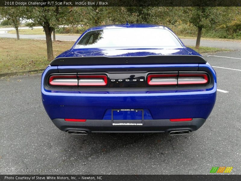 IndiGo Blue / Black 2018 Dodge Challenger R/T Scat Pack