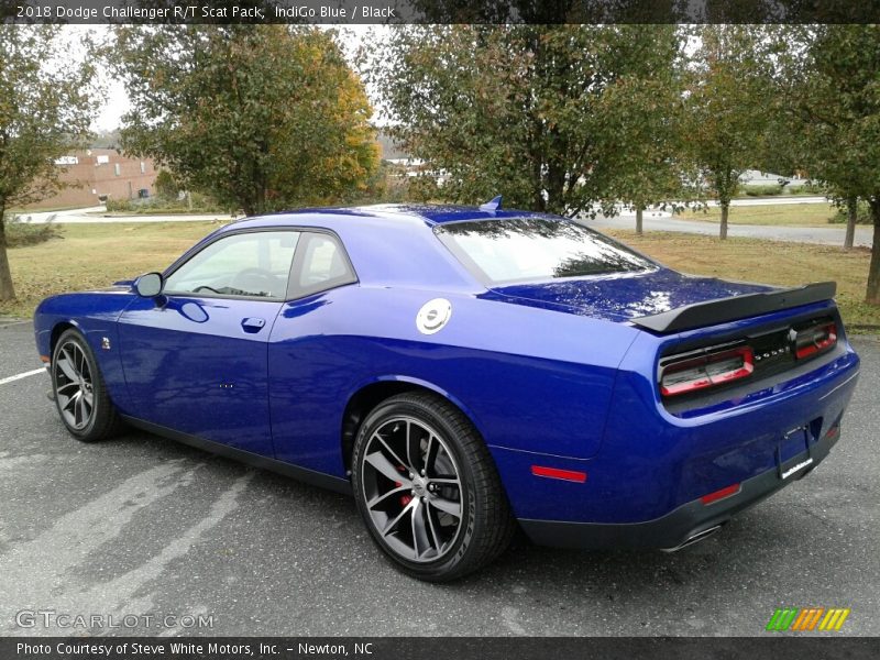 IndiGo Blue / Black 2018 Dodge Challenger R/T Scat Pack