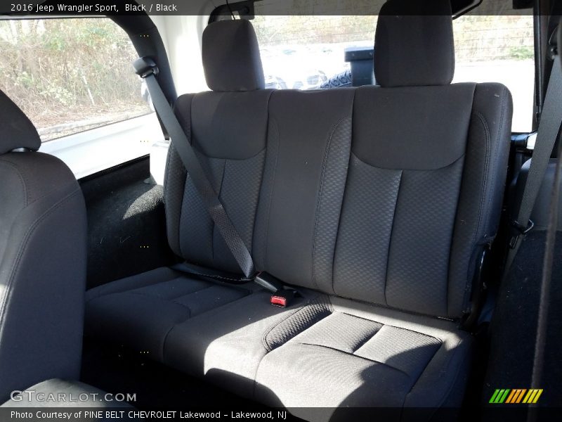 Black / Black 2016 Jeep Wrangler Sport