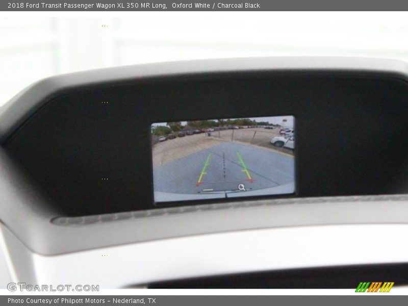 Oxford White / Charcoal Black 2018 Ford Transit Passenger Wagon XL 350 MR Long