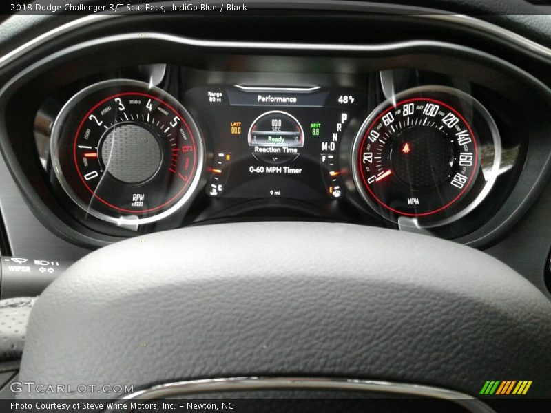 IndiGo Blue / Black 2018 Dodge Challenger R/T Scat Pack