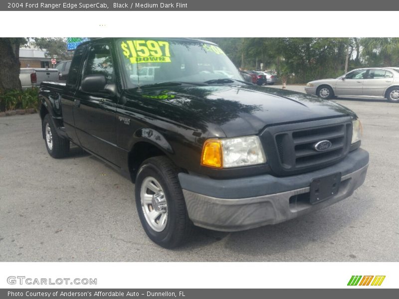 Black / Medium Dark Flint 2004 Ford Ranger Edge SuperCab