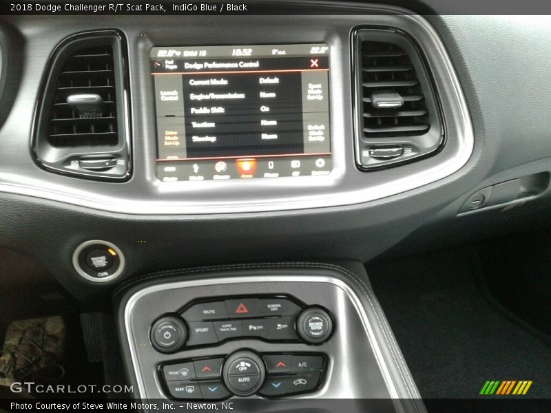 IndiGo Blue / Black 2018 Dodge Challenger R/T Scat Pack