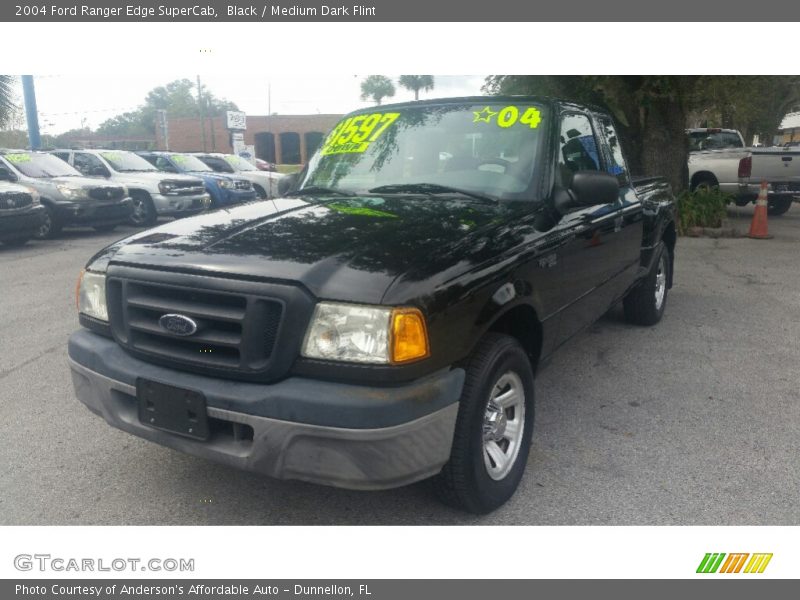 Black / Medium Dark Flint 2004 Ford Ranger Edge SuperCab