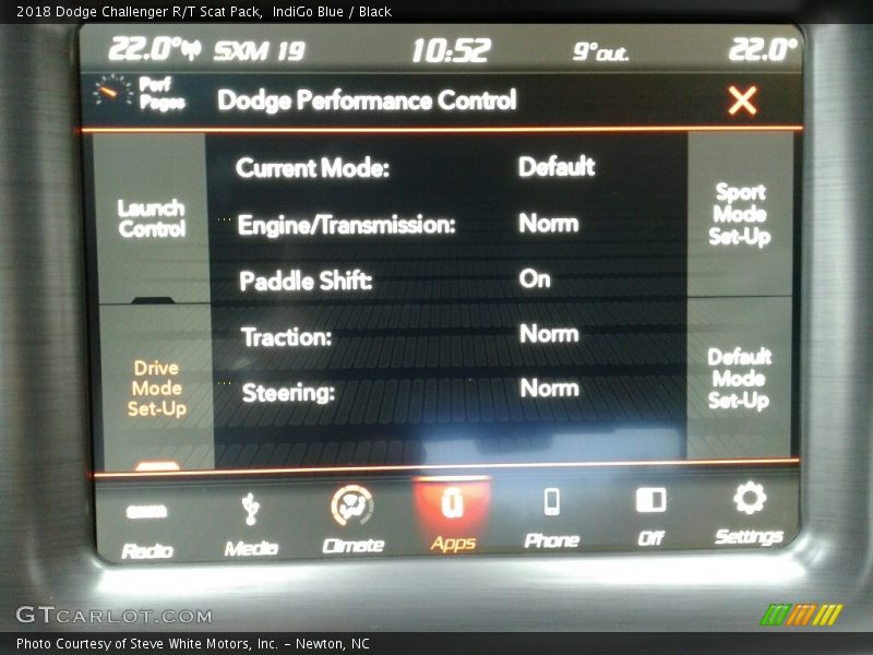 IndiGo Blue / Black 2018 Dodge Challenger R/T Scat Pack