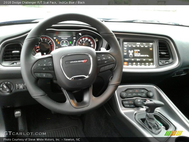 IndiGo Blue / Black 2018 Dodge Challenger R/T Scat Pack