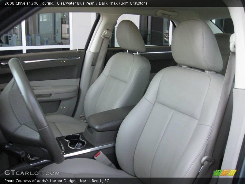 Clearwater Blue Pearl / Dark Khaki/Light Graystone 2008 Chrysler 300 Touring