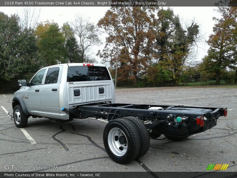 Bright Silver Metallic / Black/Diesel Gray 2018 Ram 4500 Tradesman Crew Cab 4x4 Chassis