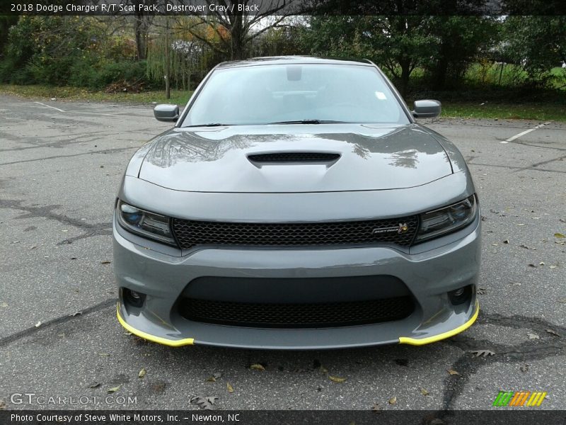 Destroyer Gray / Black 2018 Dodge Charger R/T Scat Pack