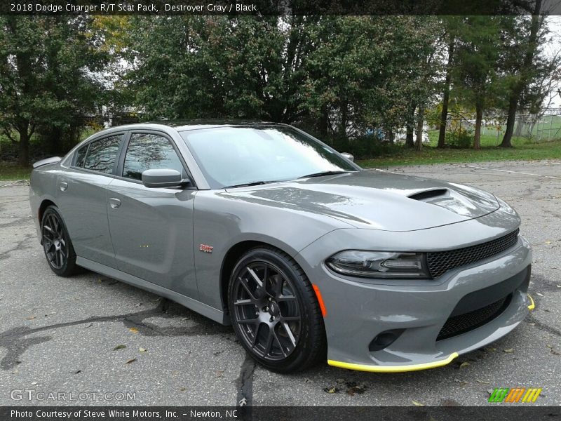 Destroyer Gray / Black 2018 Dodge Charger R/T Scat Pack
