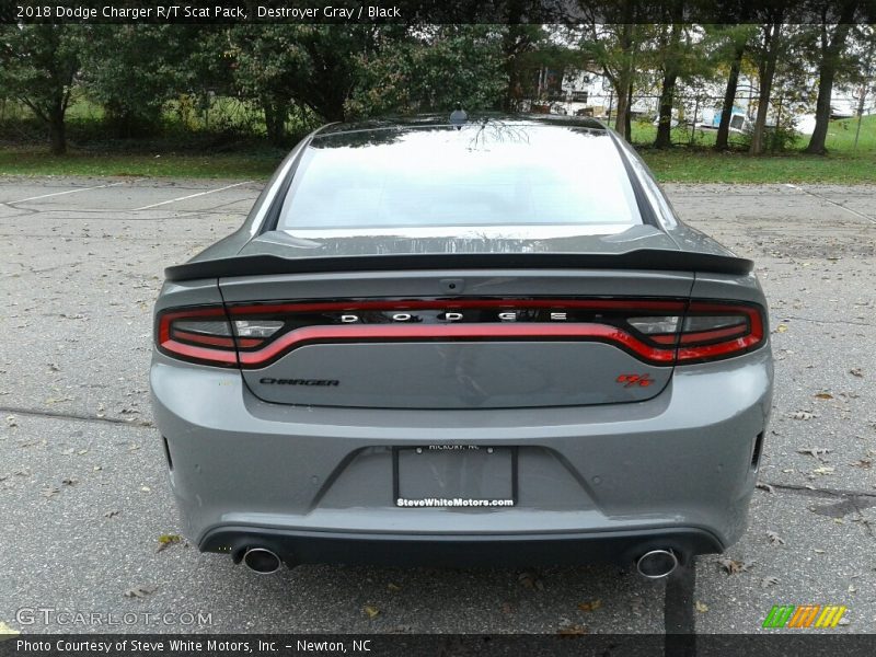 Destroyer Gray / Black 2018 Dodge Charger R/T Scat Pack