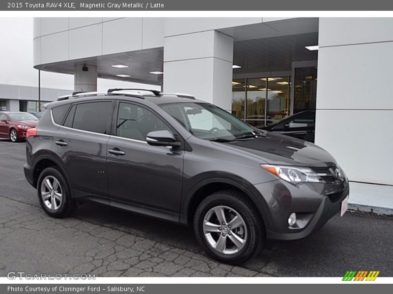 Magnetic Gray Metallic / Latte 2015 Toyota RAV4 XLE