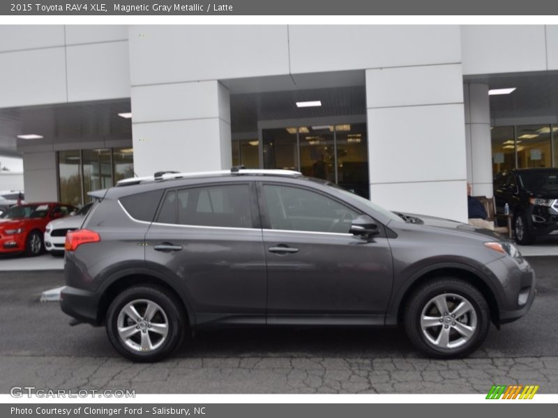 Magnetic Gray Metallic / Latte 2015 Toyota RAV4 XLE