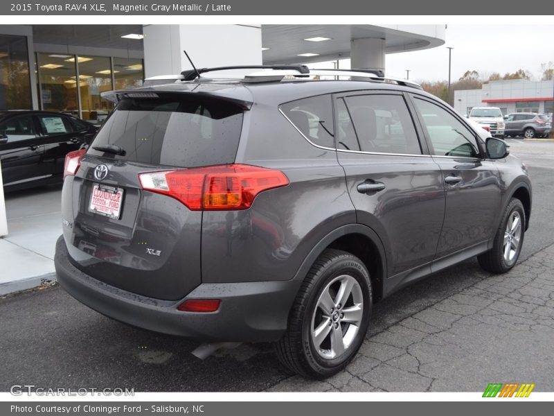 Magnetic Gray Metallic / Latte 2015 Toyota RAV4 XLE