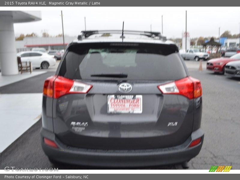 Magnetic Gray Metallic / Latte 2015 Toyota RAV4 XLE