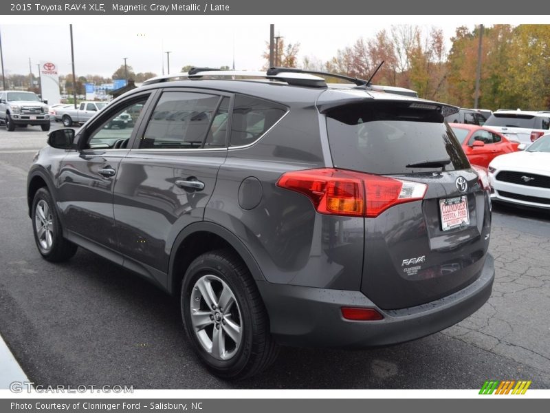 Magnetic Gray Metallic / Latte 2015 Toyota RAV4 XLE