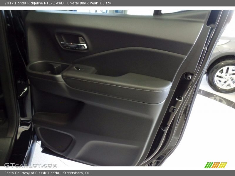 Crystal Black Pearl / Black 2017 Honda Ridgeline RTL-E AWD