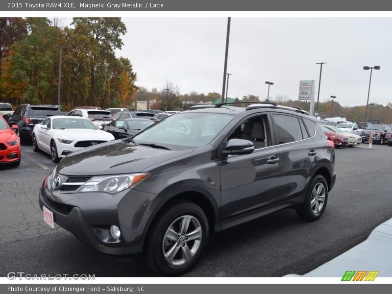 Magnetic Gray Metallic / Latte 2015 Toyota RAV4 XLE