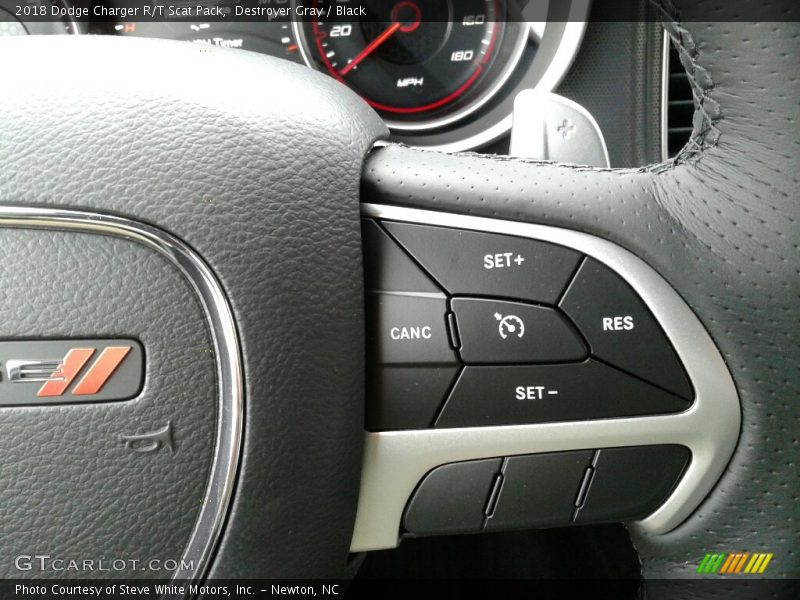 Destroyer Gray / Black 2018 Dodge Charger R/T Scat Pack