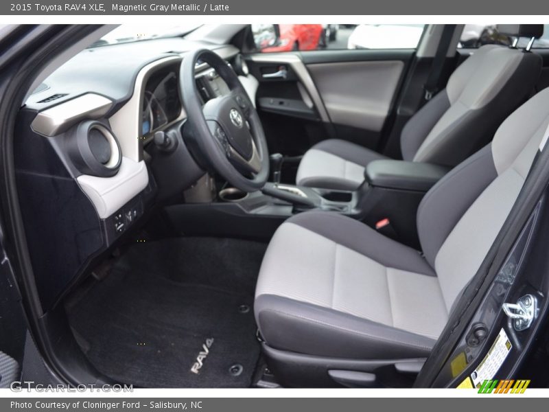 Magnetic Gray Metallic / Latte 2015 Toyota RAV4 XLE