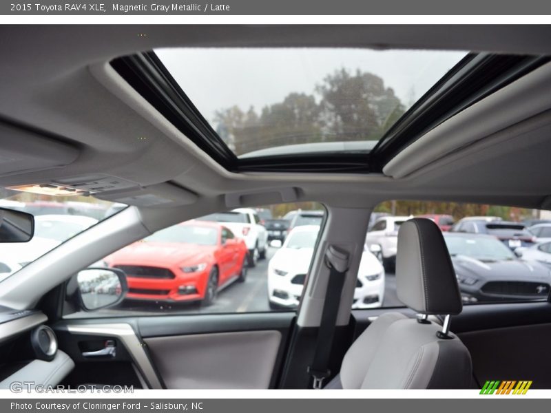 Magnetic Gray Metallic / Latte 2015 Toyota RAV4 XLE