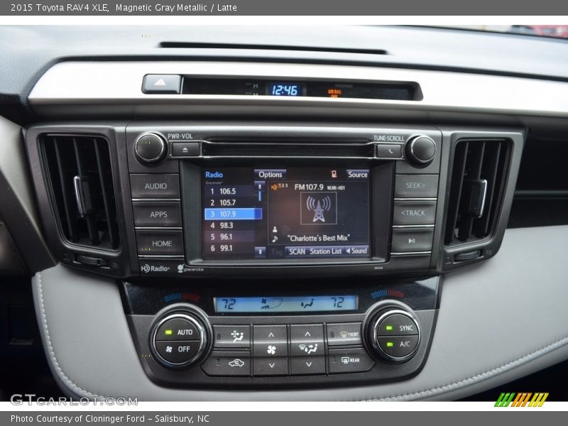 Magnetic Gray Metallic / Latte 2015 Toyota RAV4 XLE