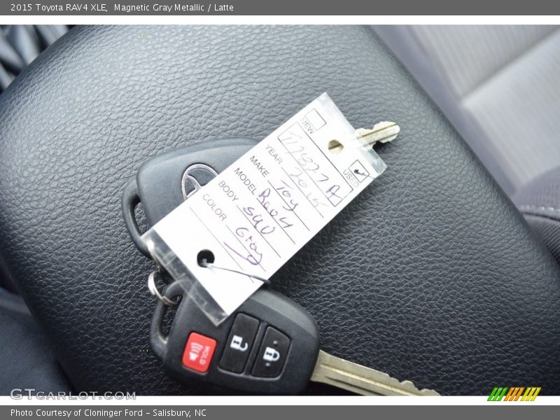 Magnetic Gray Metallic / Latte 2015 Toyota RAV4 XLE