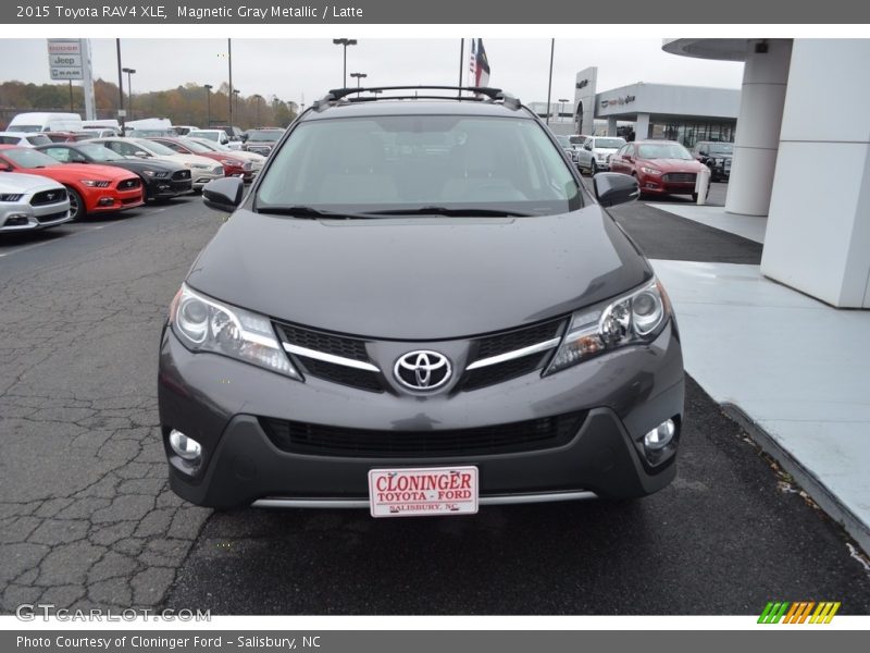 Magnetic Gray Metallic / Latte 2015 Toyota RAV4 XLE