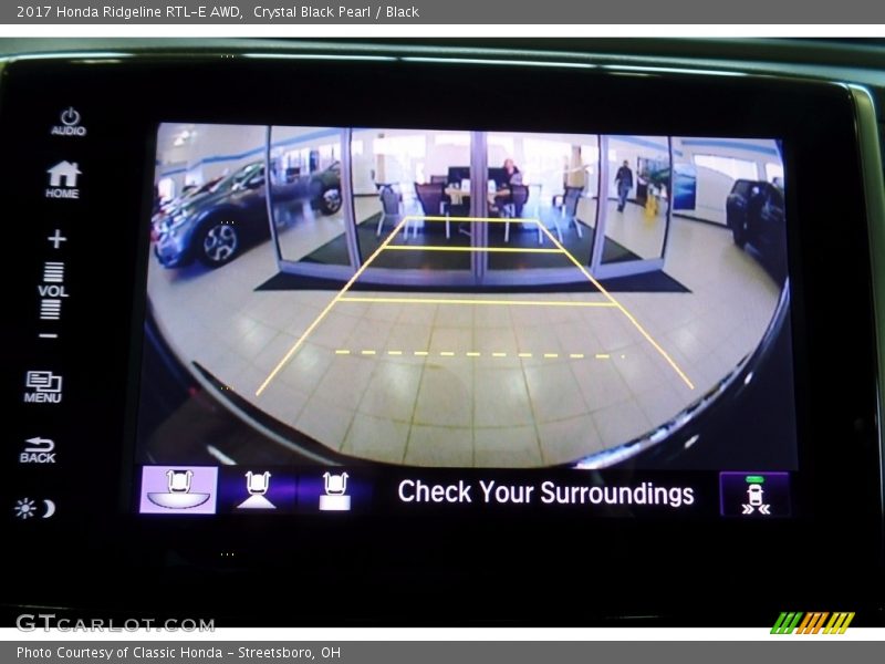 Crystal Black Pearl / Black 2017 Honda Ridgeline RTL-E AWD