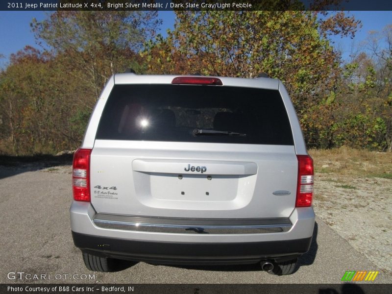 Bright Silver Metallic / Dark Slate Gray/Light Pebble 2011 Jeep Patriot Latitude X 4x4