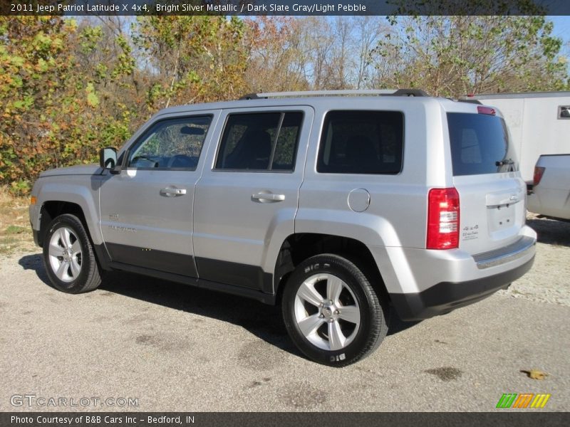Bright Silver Metallic / Dark Slate Gray/Light Pebble 2011 Jeep Patriot Latitude X 4x4