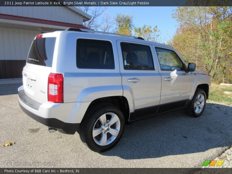 Bright Silver Metallic / Dark Slate Gray/Light Pebble 2011 Jeep Patriot Latitude X 4x4