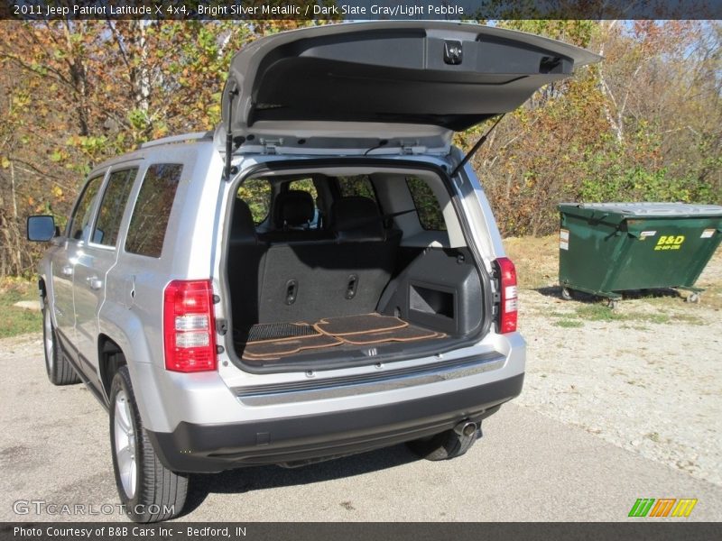 Bright Silver Metallic / Dark Slate Gray/Light Pebble 2011 Jeep Patriot Latitude X 4x4
