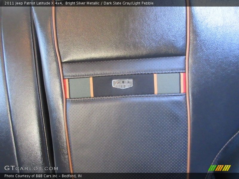 Bright Silver Metallic / Dark Slate Gray/Light Pebble 2011 Jeep Patriot Latitude X 4x4