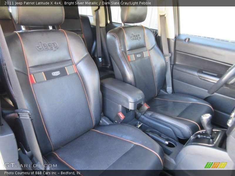 Bright Silver Metallic / Dark Slate Gray/Light Pebble 2011 Jeep Patriot Latitude X 4x4