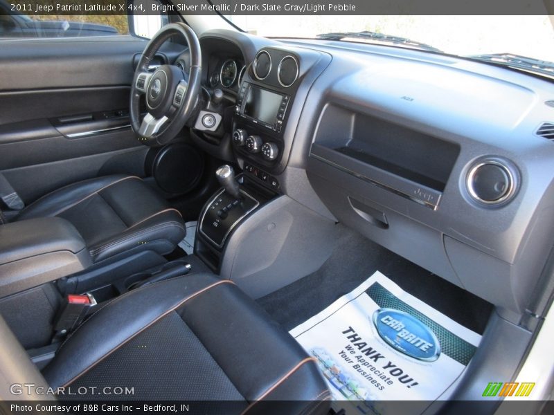 Bright Silver Metallic / Dark Slate Gray/Light Pebble 2011 Jeep Patriot Latitude X 4x4