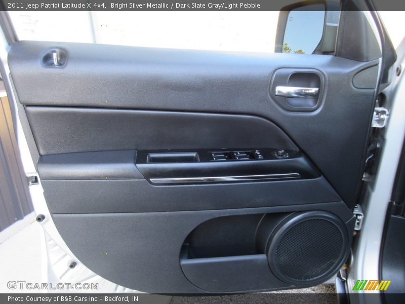 Bright Silver Metallic / Dark Slate Gray/Light Pebble 2011 Jeep Patriot Latitude X 4x4