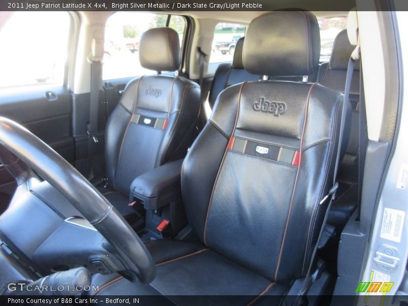 Bright Silver Metallic / Dark Slate Gray/Light Pebble 2011 Jeep Patriot Latitude X 4x4