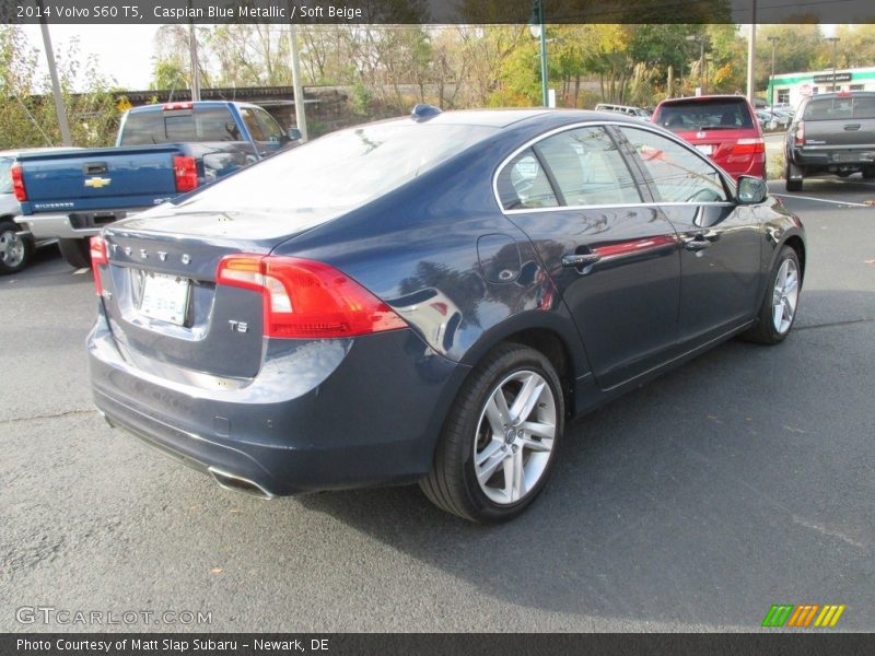 Caspian Blue Metallic / Soft Beige 2014 Volvo S60 T5