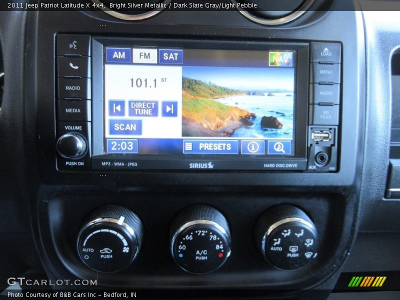 Bright Silver Metallic / Dark Slate Gray/Light Pebble 2011 Jeep Patriot Latitude X 4x4
