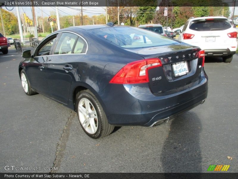 Caspian Blue Metallic / Soft Beige 2014 Volvo S60 T5