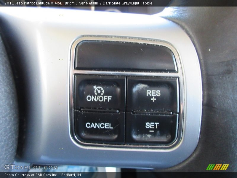 Bright Silver Metallic / Dark Slate Gray/Light Pebble 2011 Jeep Patriot Latitude X 4x4