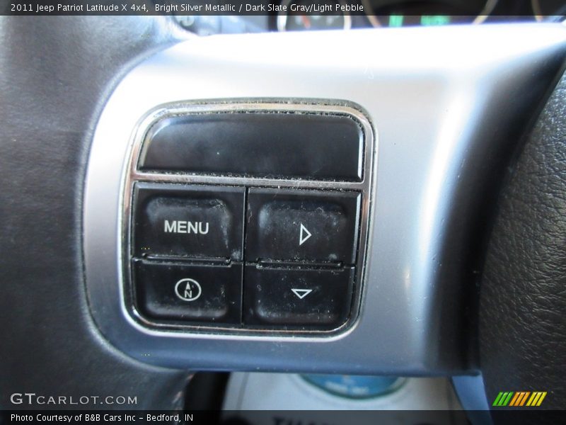 Bright Silver Metallic / Dark Slate Gray/Light Pebble 2011 Jeep Patriot Latitude X 4x4