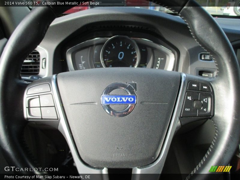 Caspian Blue Metallic / Soft Beige 2014 Volvo S60 T5